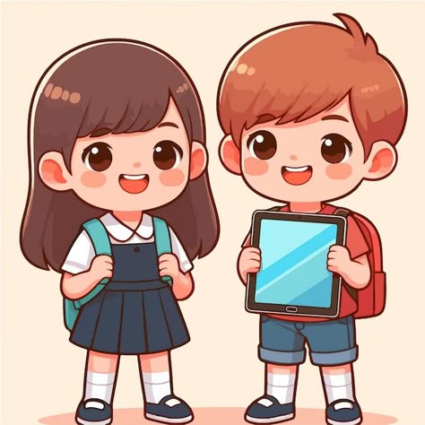 ไอเดียภาพเด็กนักเรียนการ์ตูนน่ารักๆ รวมแบบภาพเด็กนักเรียนการ์ตูนสวยๆ